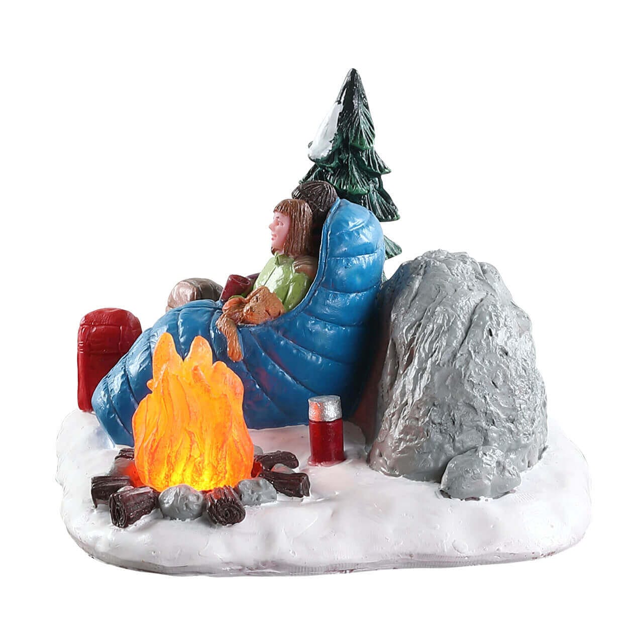 lemax-night-time-campfire-miniatur-szene image 2