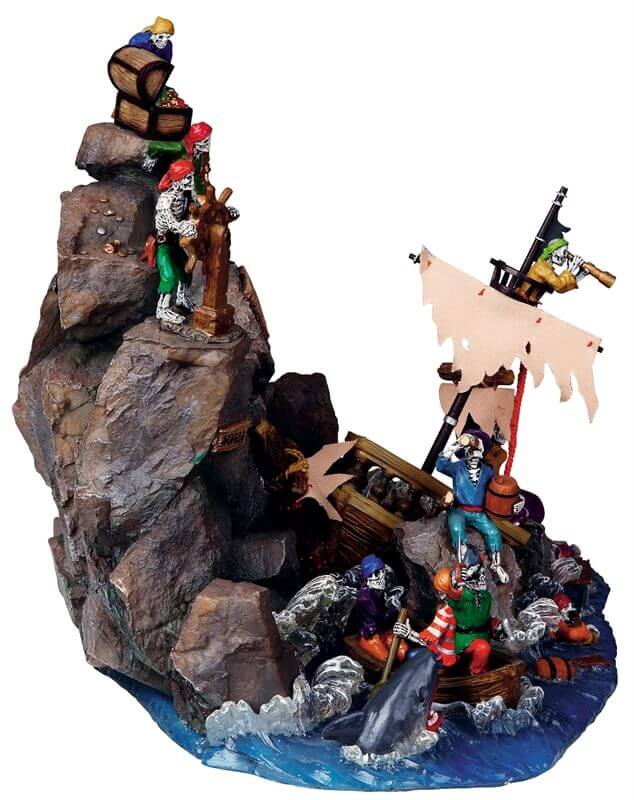 lemax-dead-man-s-point-spooky-town-miniatur-szene image 2
