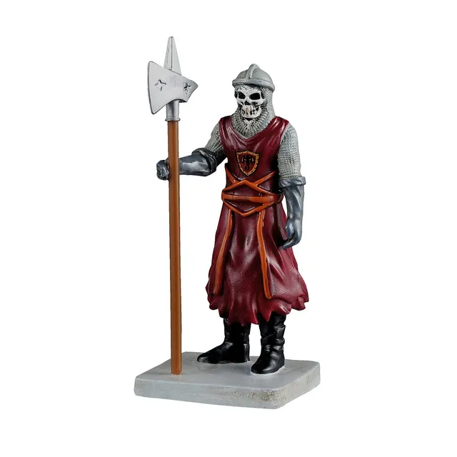 lemax-castle-guard-skelett-burgwache-spooky-town-figur image 1