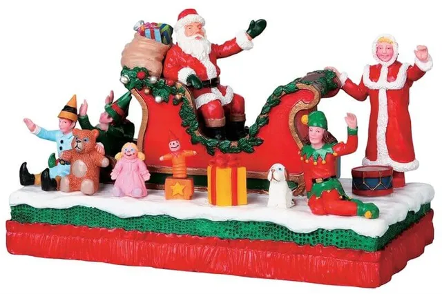lemax-santa-float-weihnachts-paradewagen image 1