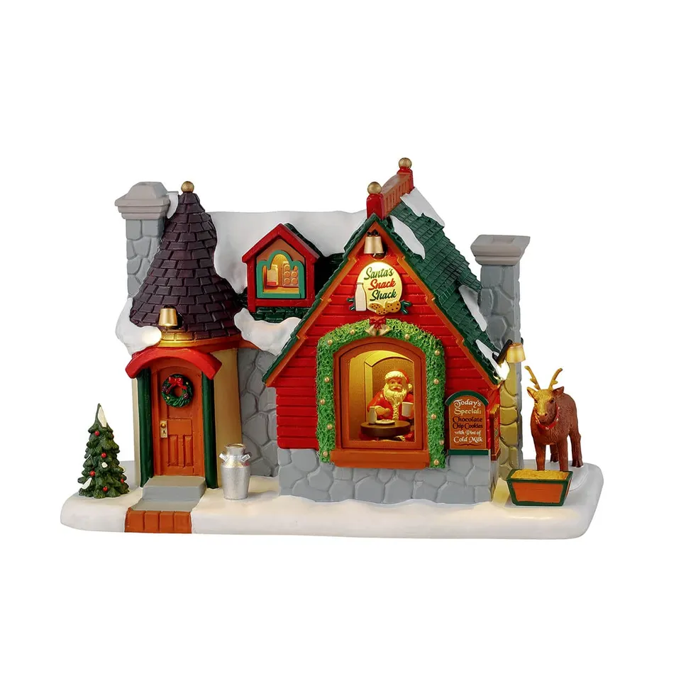 lemax-santa-s-snack-shack-miniaturhaus-santa-s-wonderland image 1