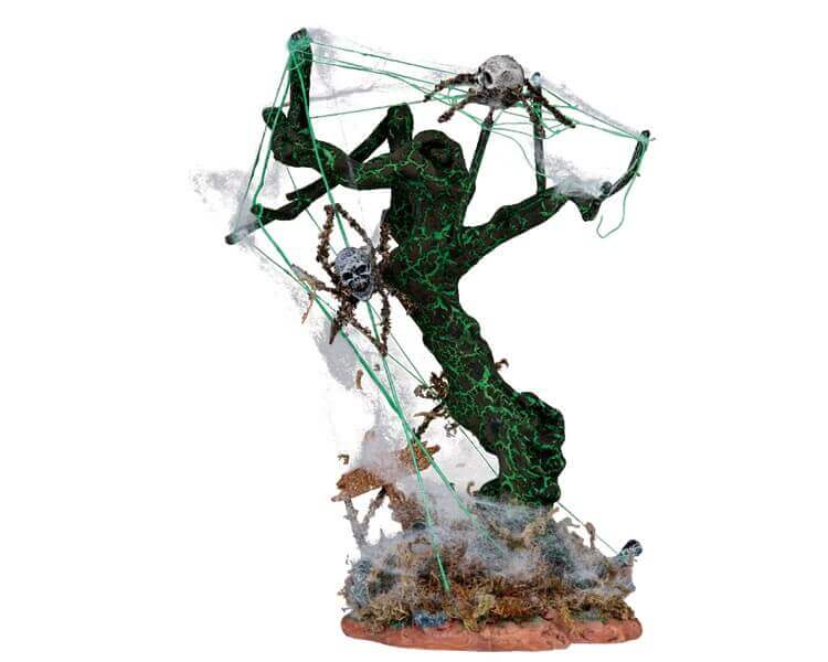 lemax-skull-spider-tree-spooky-town-gruselbaum image 2