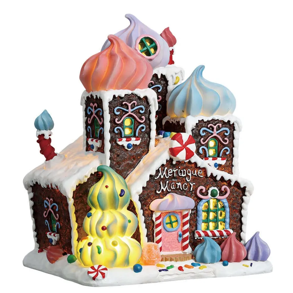 lemax-sugar-n-spice-meringue-manor-beleuchtetes-haus image 1