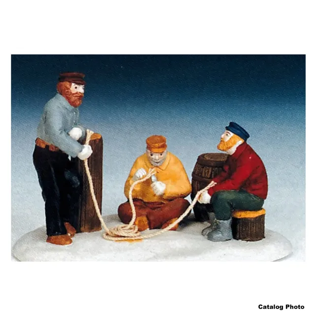 lemax-fixing-the-line-fischer-figuren-bootsreparatur image 1