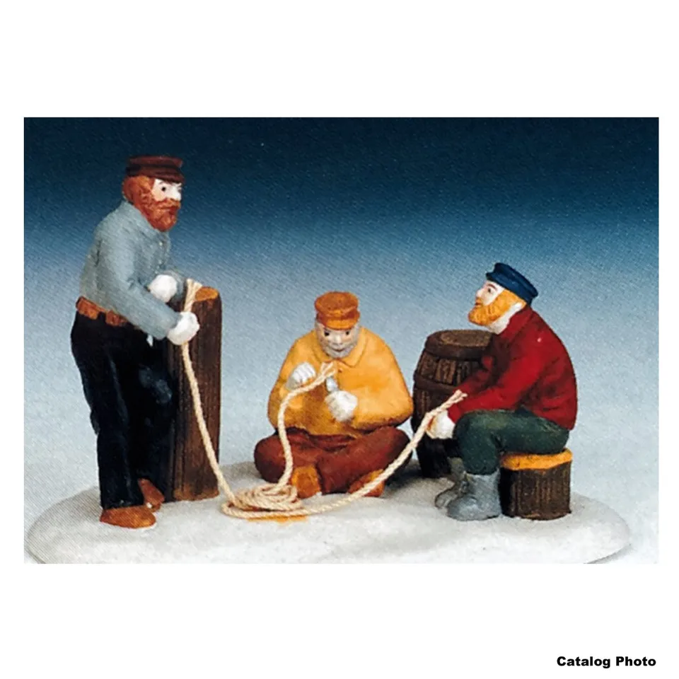 lemax-fixing-the-line-fischer-figuren-bootsreparatur image 1