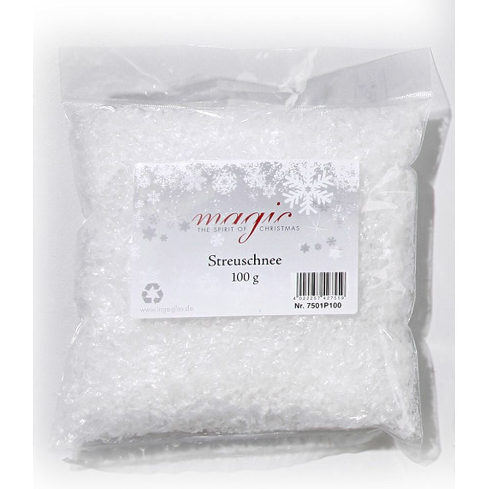 inge-glas-streuschnee-kunststoff-15-5-cm-100-g image 1