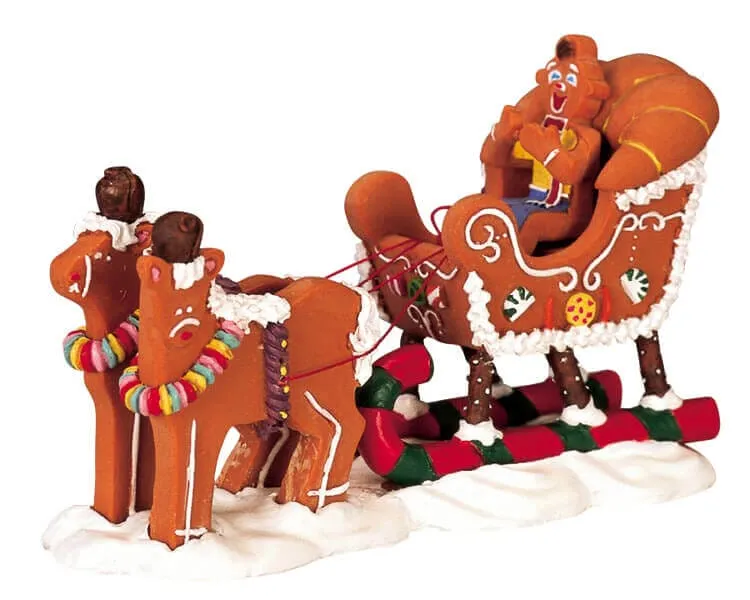 lemax-gingersleigh-sugar-n-spice-miniatur-schlitten image 1
