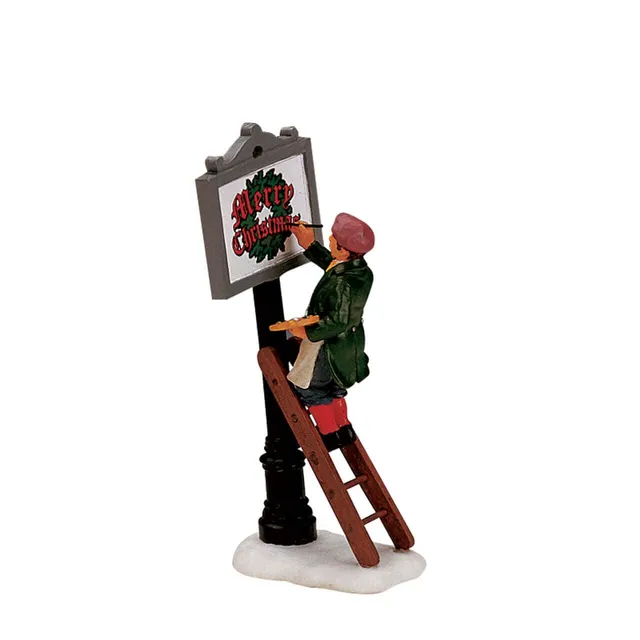 lemax-sign-painter-caddington-miniaturfigur image 1