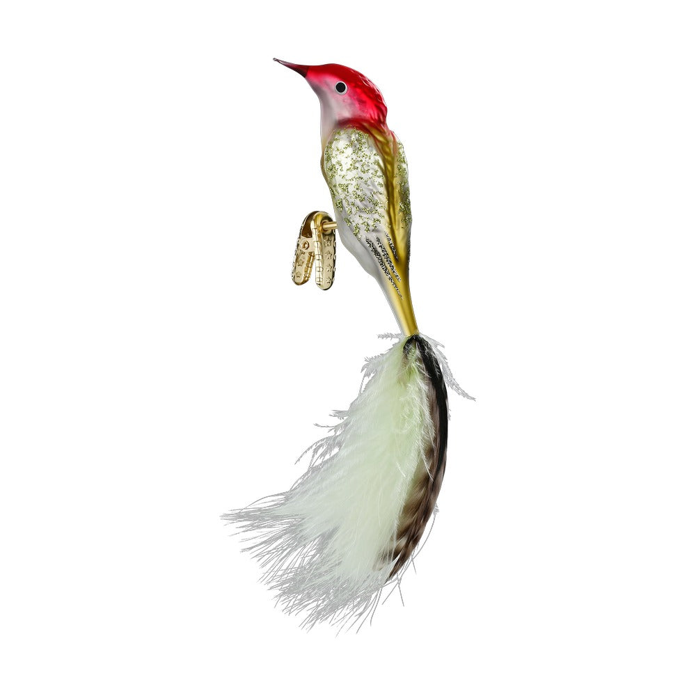 inge-glas-gr-nspecht-glas-vogel-gr-n-11-5-cm image 1