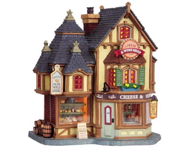 lemax-ye-olde-cheese-wine-shoppe-weihnachtsdorf-haus image 1