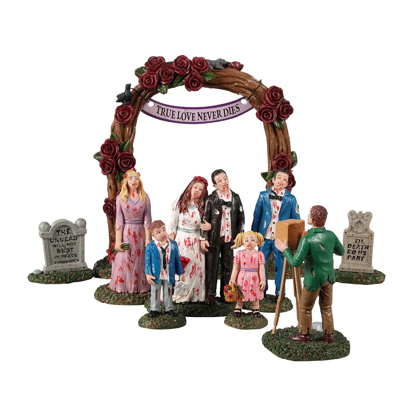 lemax-zombie-wedding-party-spooky-town-figuren-set image 5