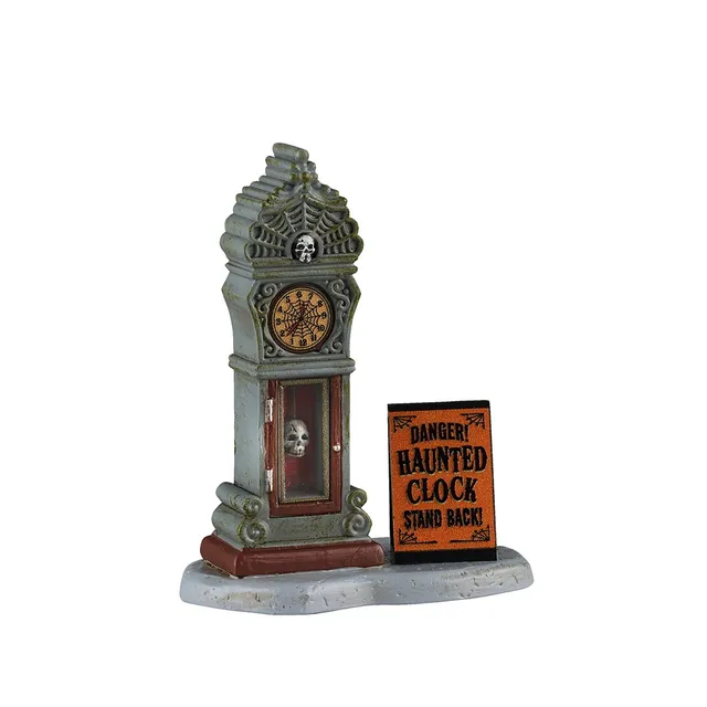 lemax-haunted-clock-quarantine-spuk-uhr-f-r-spooky-town image 1