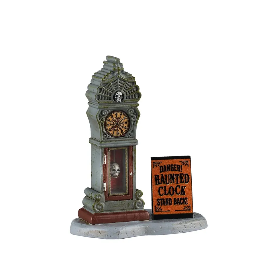 lemax-haunted-clock-quarantine-spuk-uhr-f-r-spooky-town image 1