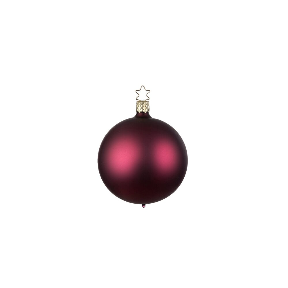 inge-glas-kugeln-rotwein-matt-christbaumkugel-glas-6-cm image 2