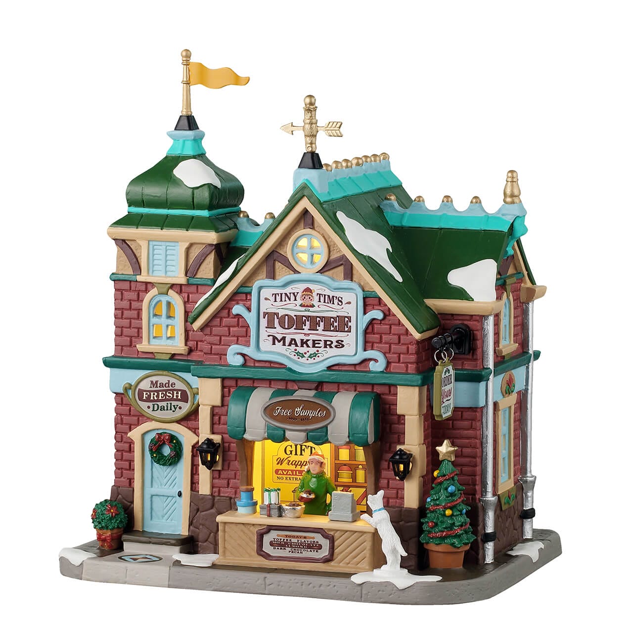 lemax-tiny-tim-s-toffee-makers-caddington-shop image 1