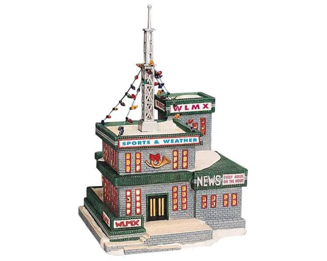 lemax-radio-station-beleuchtetes-weihnachtshaus image 1
