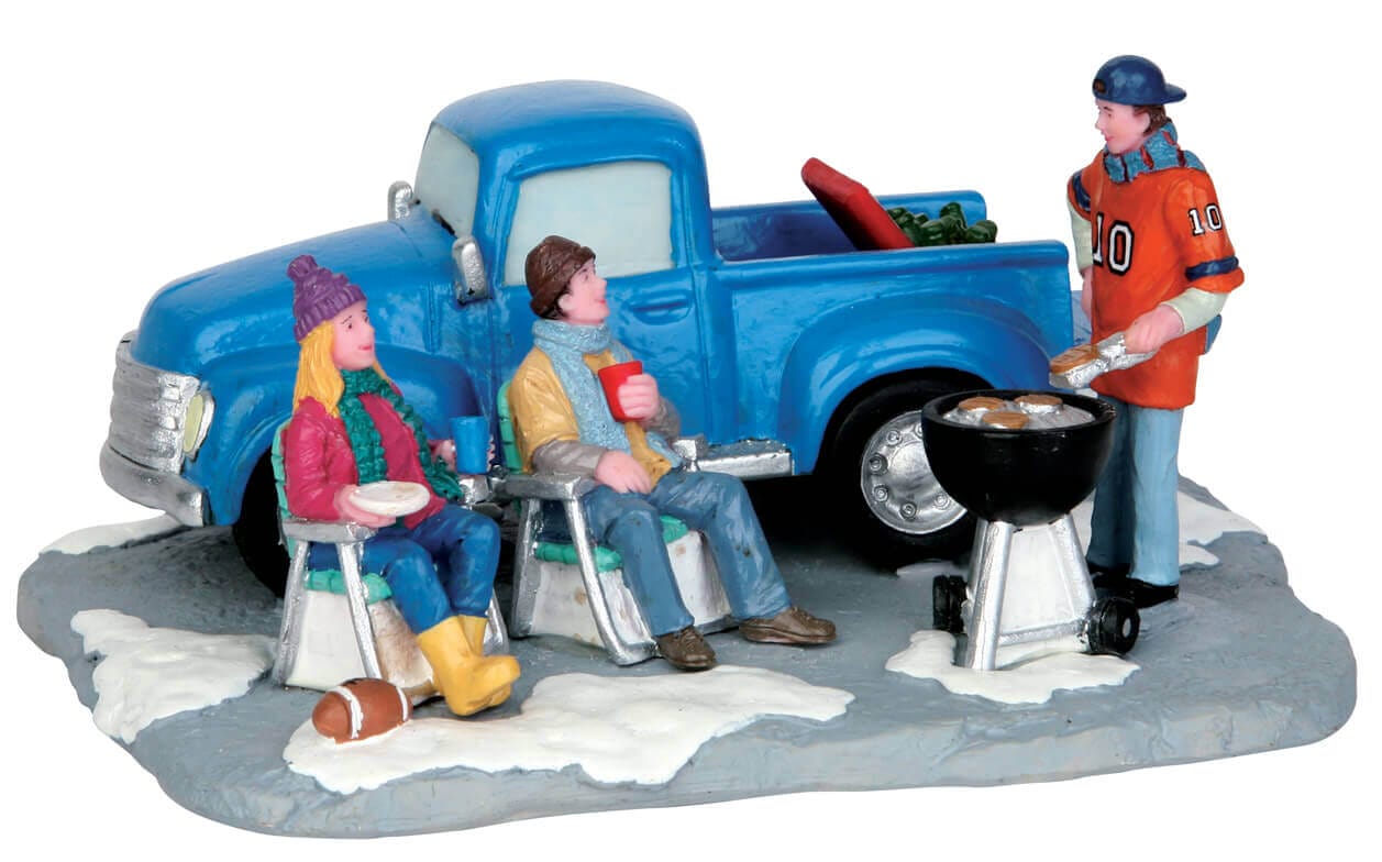 lemax-tailgate-party-weihnachtsdorf-zubeh-rszene image 1