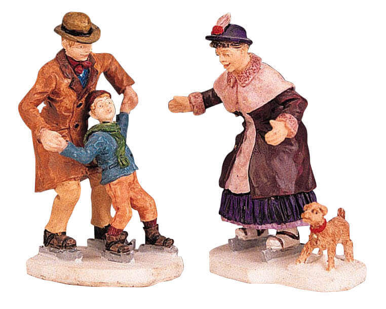 lemax-look-mother-i-m-skating-miniaturfigur-weihnachtsdorf image 1