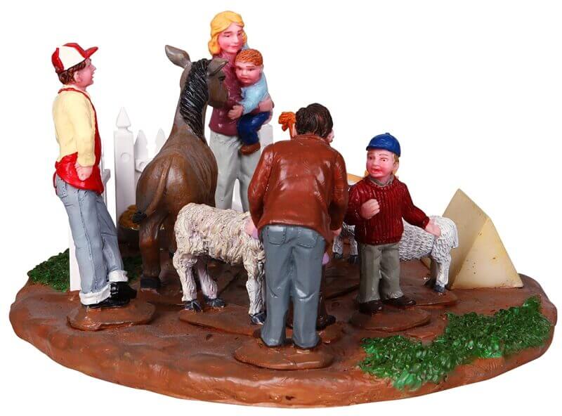 lemax-petting-zoo-weihnachtsdorf-szene-streichelzoo image 4