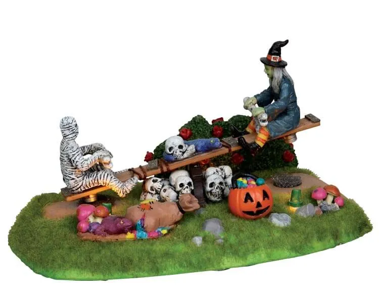 lemax-see-saw-sensation-spooky-town-miniatur-fahrgesch-ft-wippe image 1
