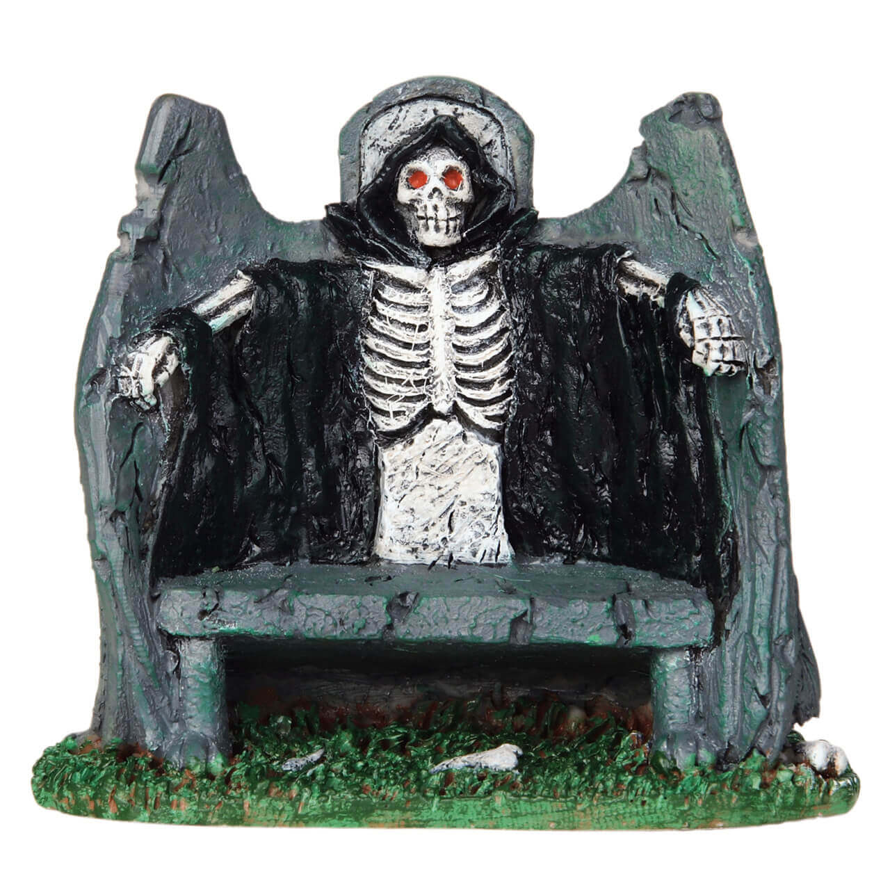 lemax-reaper-bench-spooky-town-bank-miniatur-figur image 1