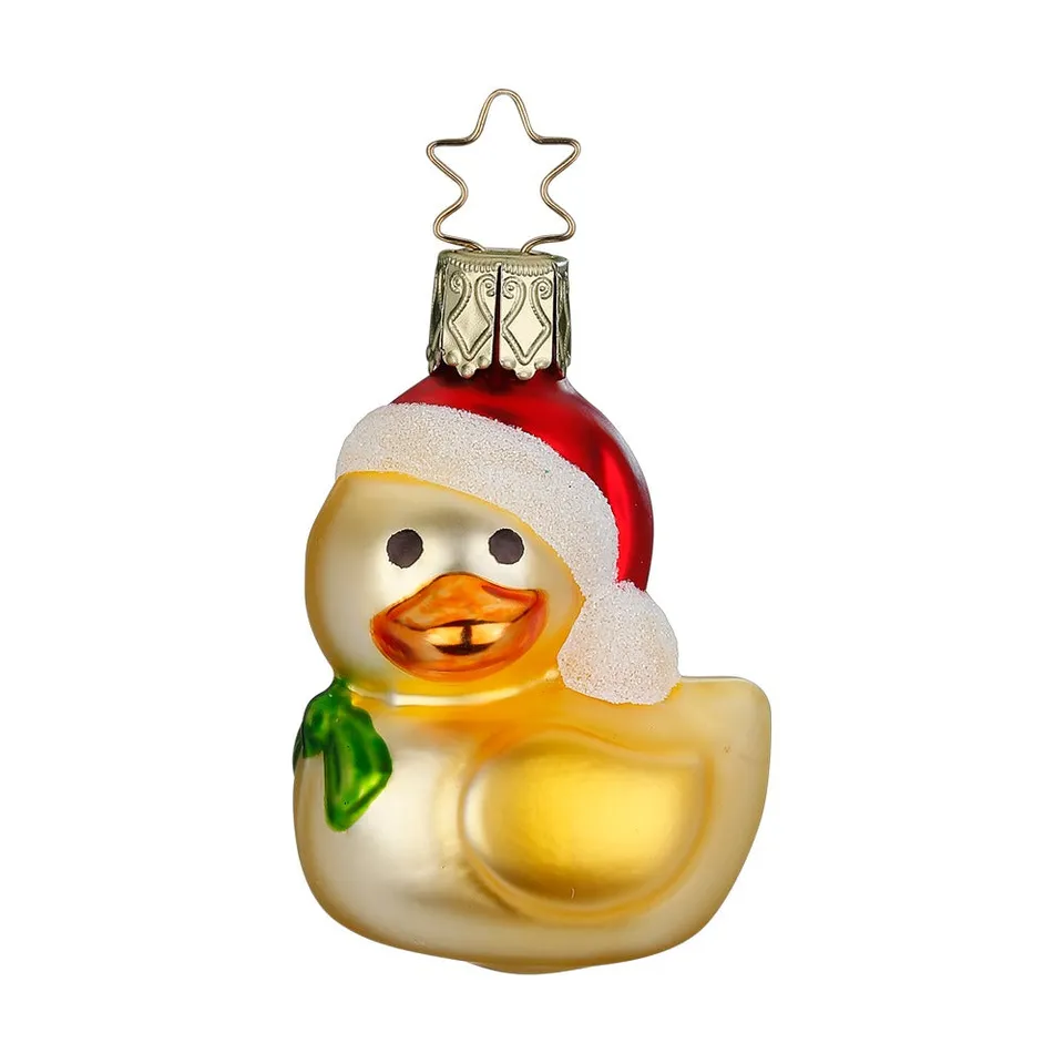 inge-glas-manufaktur-glasfigur-weihnachtsentchen-6-cm image 1