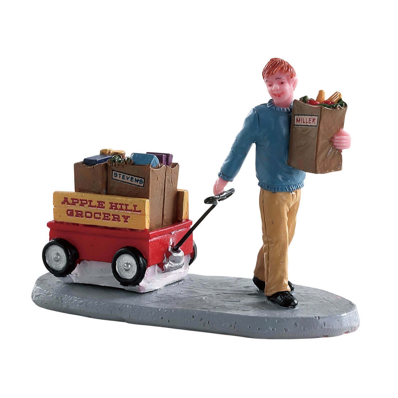 lemax-grocery-delivery-miniatur-figur image 1